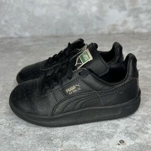 Puma GV Special Size 9C Black Athletic Leather‎ Shoes Sneakers